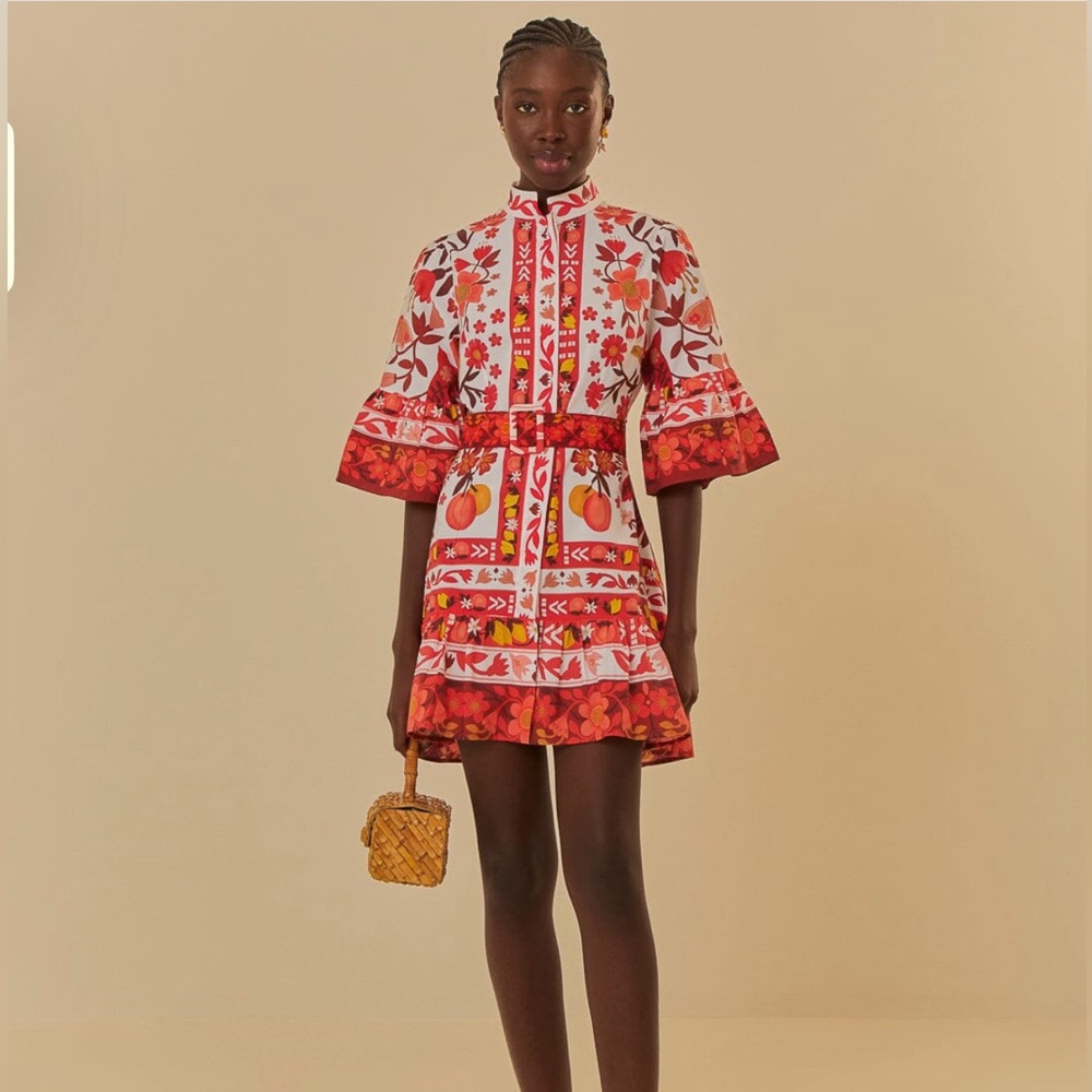 Off-White Romantic Orchard Mini
Dress